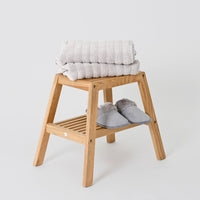 Stool seat oak