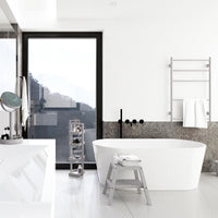 Stool seat oyster white