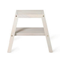 Stool seat oyster white