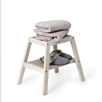 Stool seat oyster white