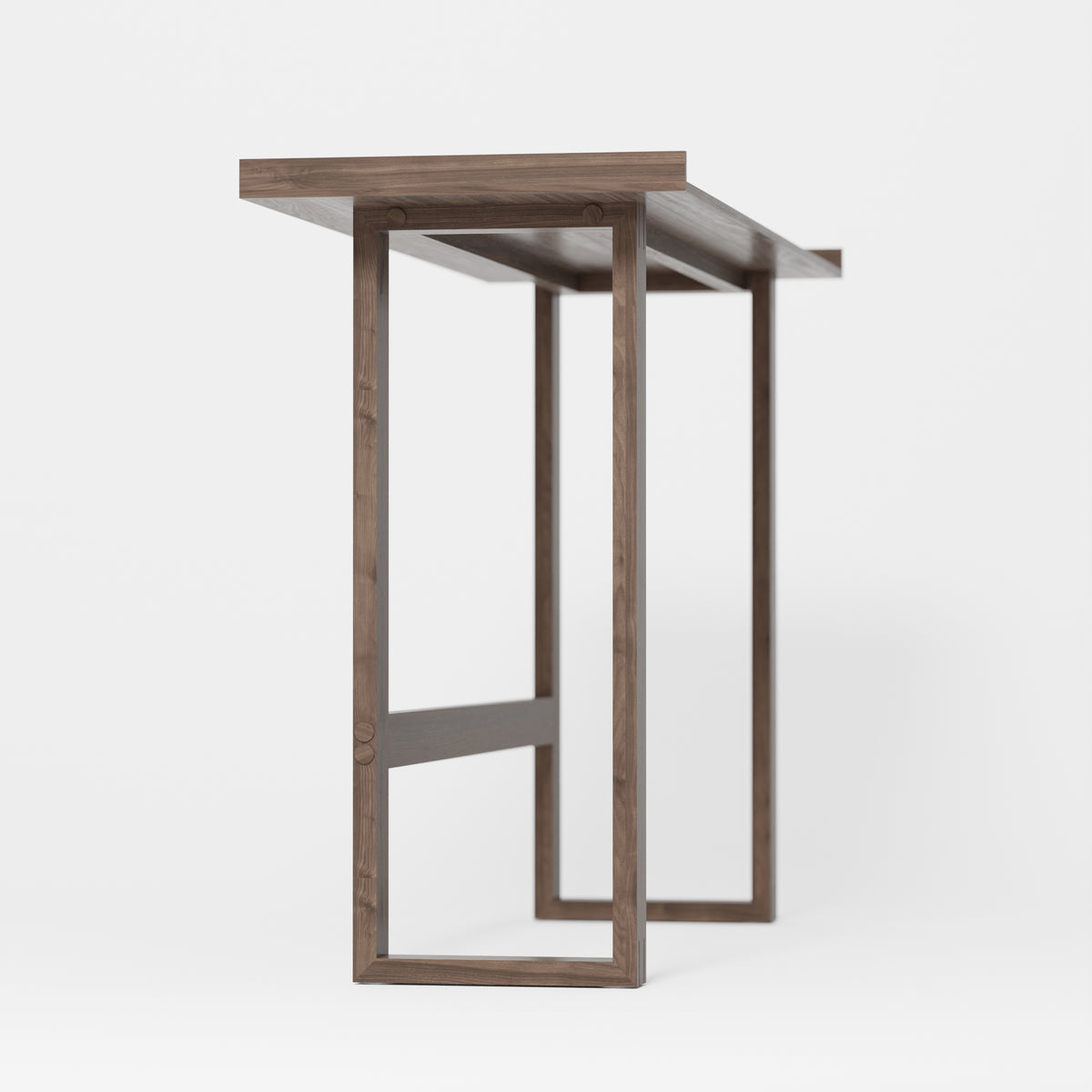 Desk 'Slim' walnut