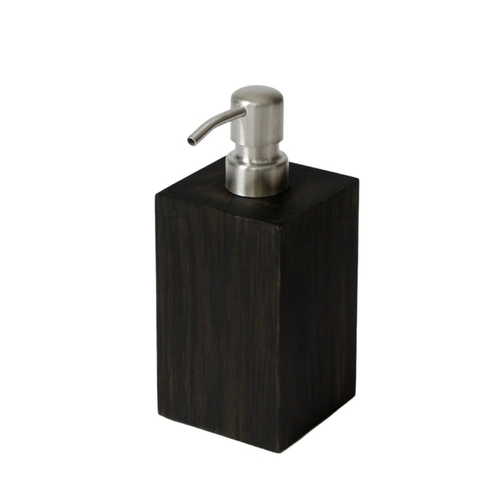 Soap pump 'Mezza' dark oak