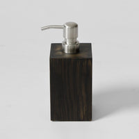 Soap pump 'Mezza' dark oak