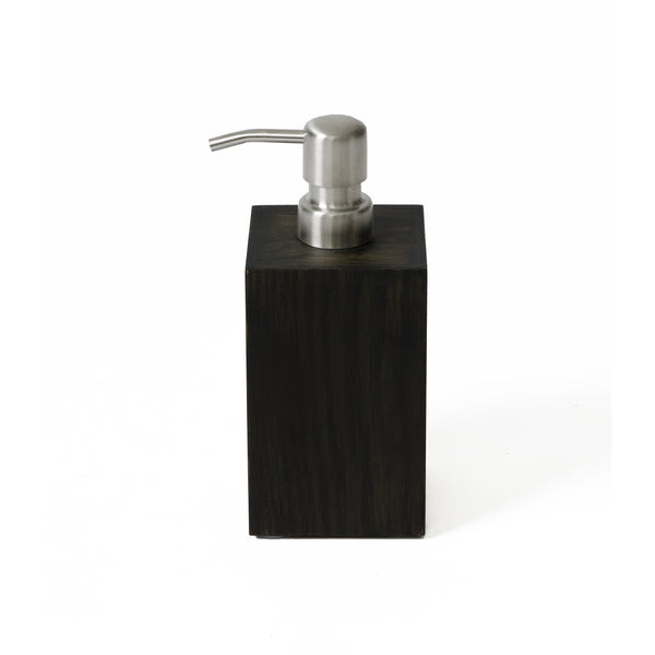 Soap pump 'Mezza' dark oak