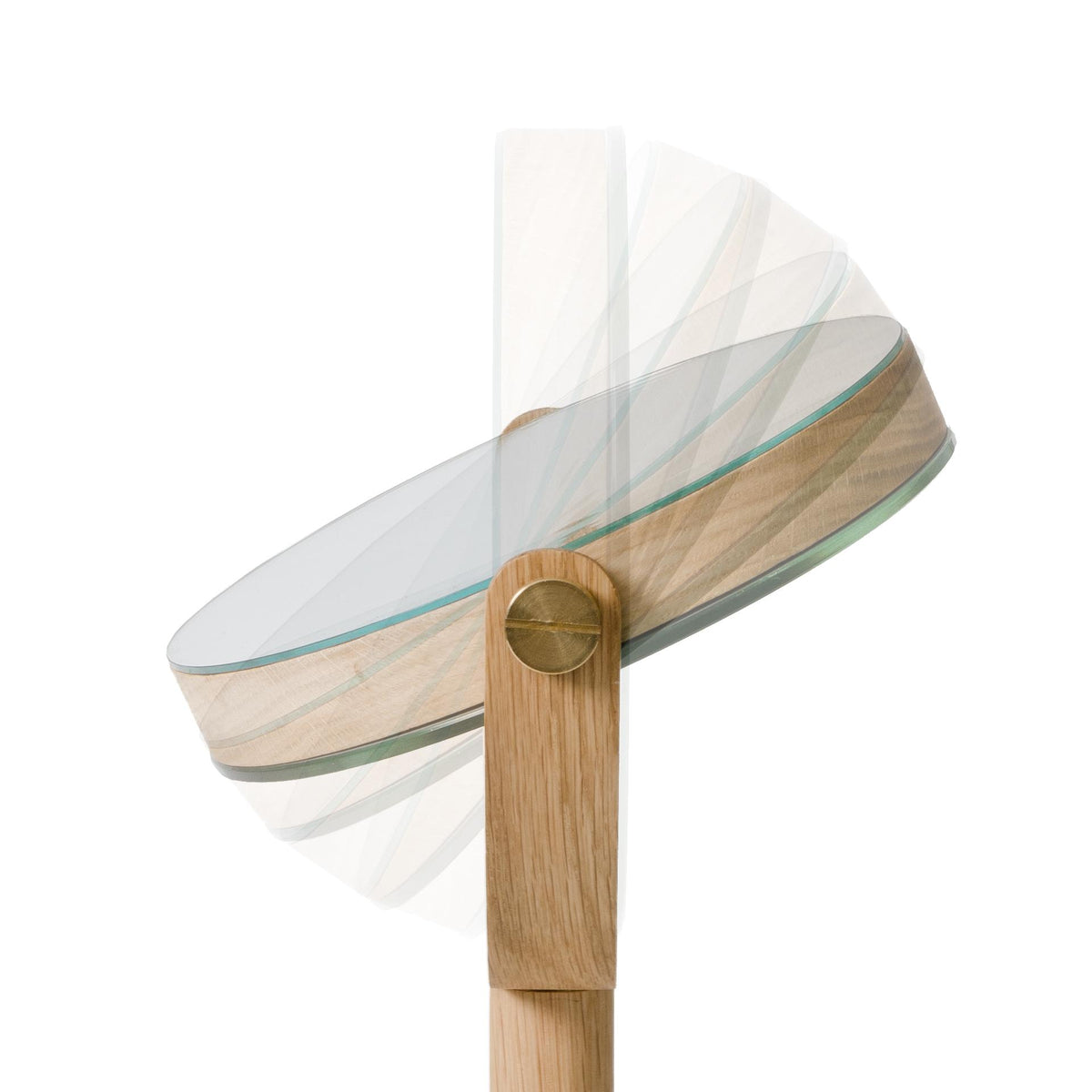 magnify mirror close up - oak
