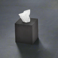 Tissue box cover dark oak