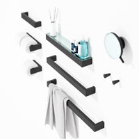 toilet roll holder slimline - dark oak