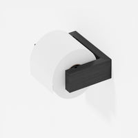 toilet roll holder slimline - dark oak