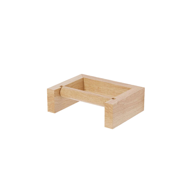 toilet roll holder slimline - oak