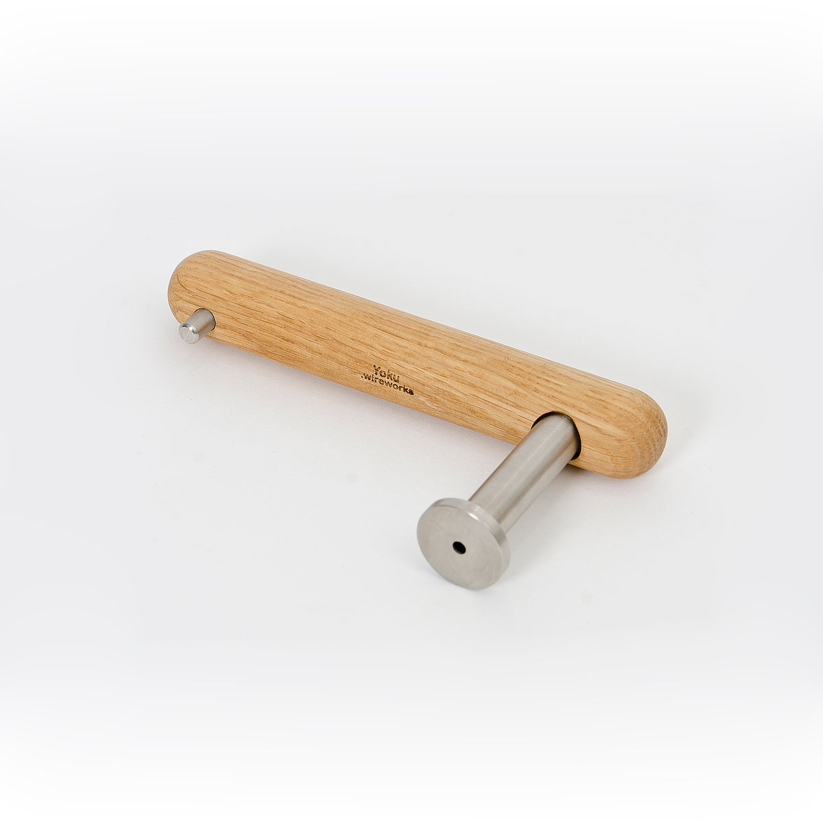 toilet roll holder yoku - oak