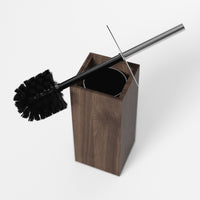 Toilet brush 'Mezza' walnut