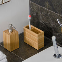 Toothbrush box bamboo