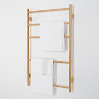 towel rail wallbar -  bamboo
