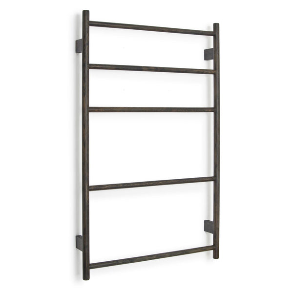 towel rail wallbar - dark oak