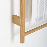 towel rail wallbar - oak