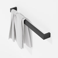 towel rail 72cm slimline - dark oak