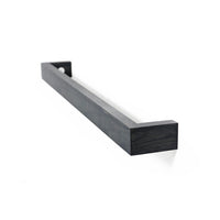 towel rail 72cm slimline - dark oak