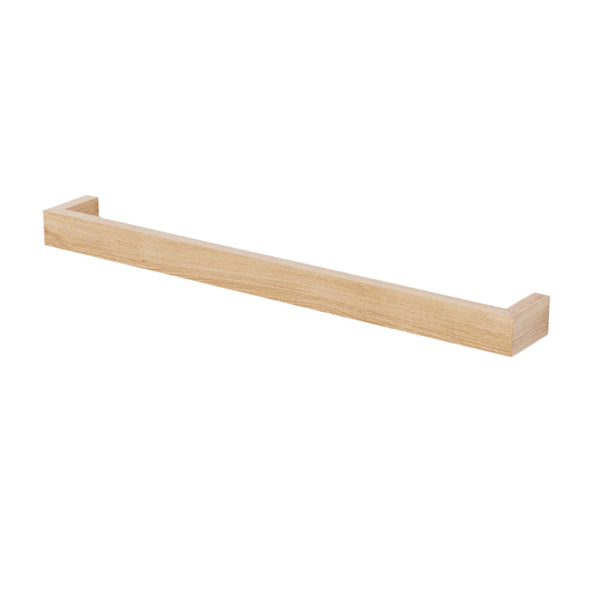 towel rail 72cm slimline - oak