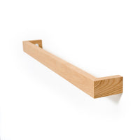 towel rail 72cm slimline - oak