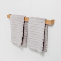 towel rail 72cm slimline - oak