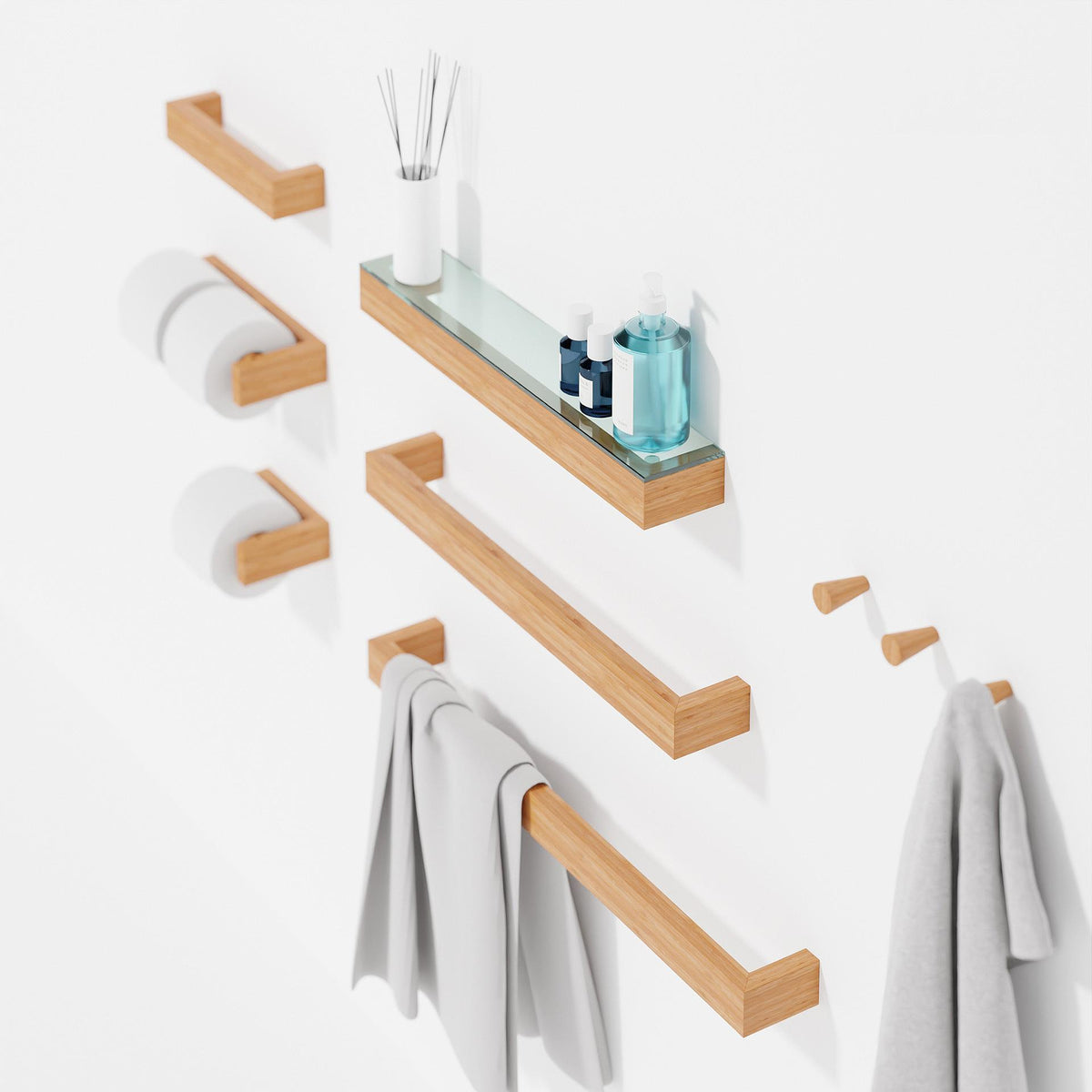 Towel rail 'Arena' bamboo
