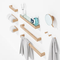 Towel rail 'Slimline' oak