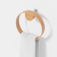 hand towel ring yoku - bamboo