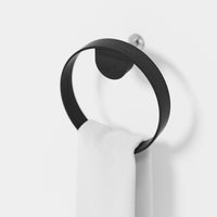 hand towel ring yoku - dark oak