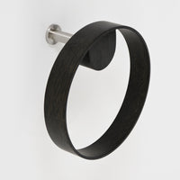 hand towel ring yoku - dark oak