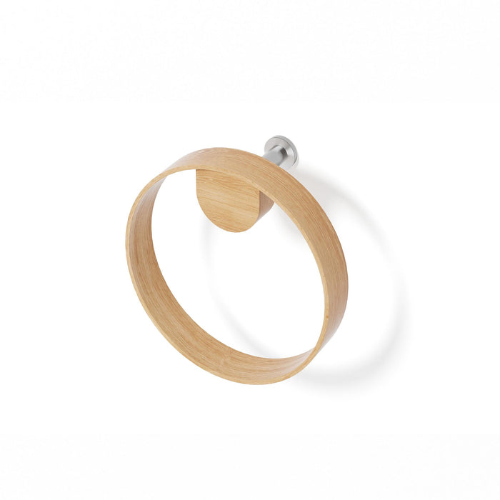 hand towel ring yoku - oak