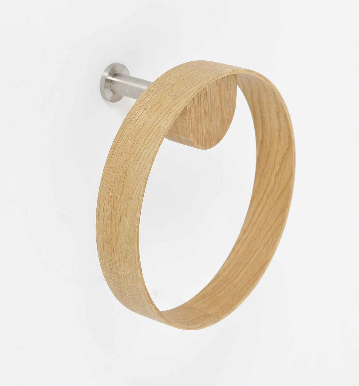hand towel ring yoku - oak