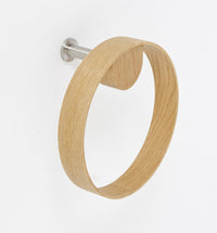hand towel ring yoku - oak