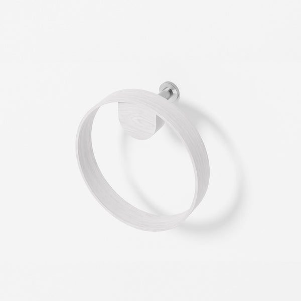 hand towel ring yoku - oyster
