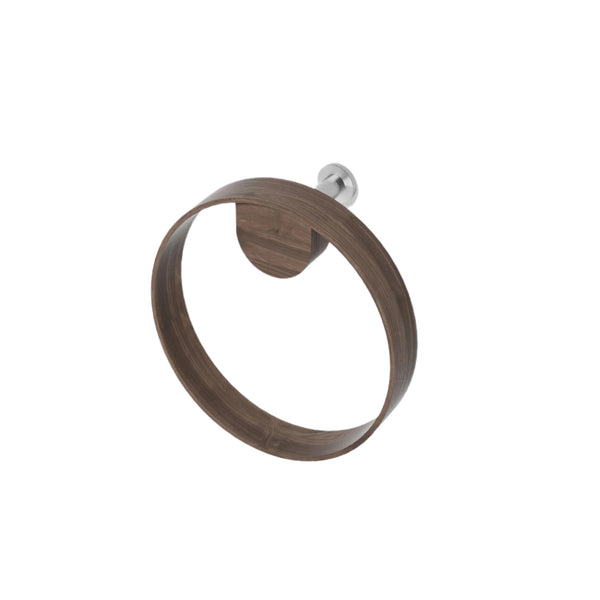 hand towel ring yoku - walnut