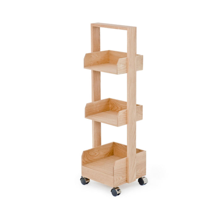 shelf storage mini bookie - oak