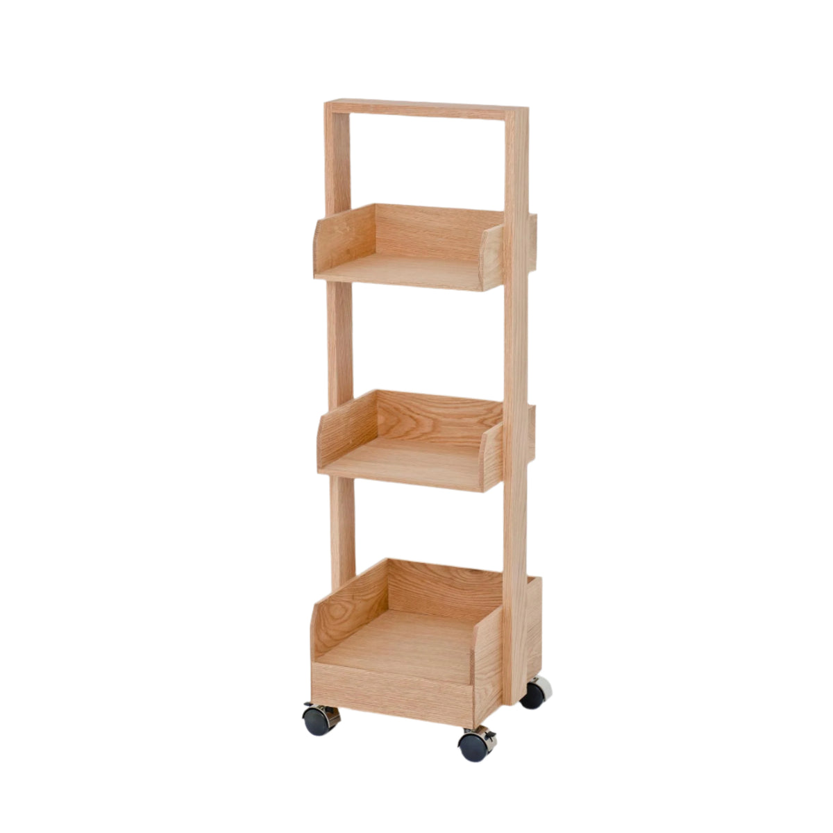 shelf storage mini bookie - oak