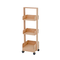 shelf storage mini bookie - oak