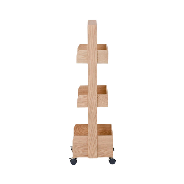 shelf storage mini bookie - oak