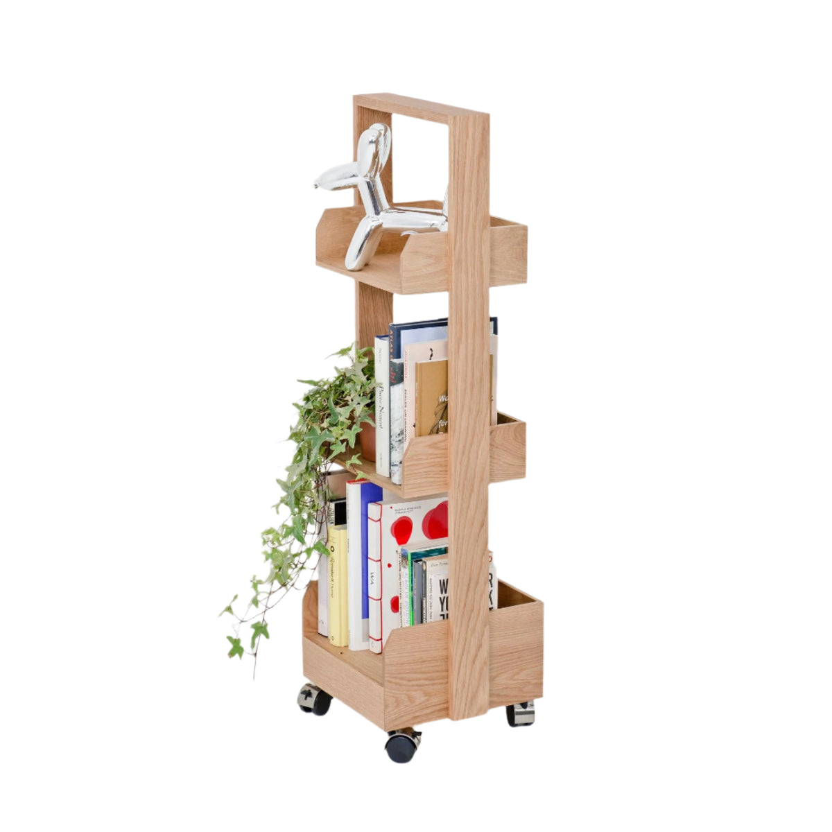 shelf storage mini bookie - oak