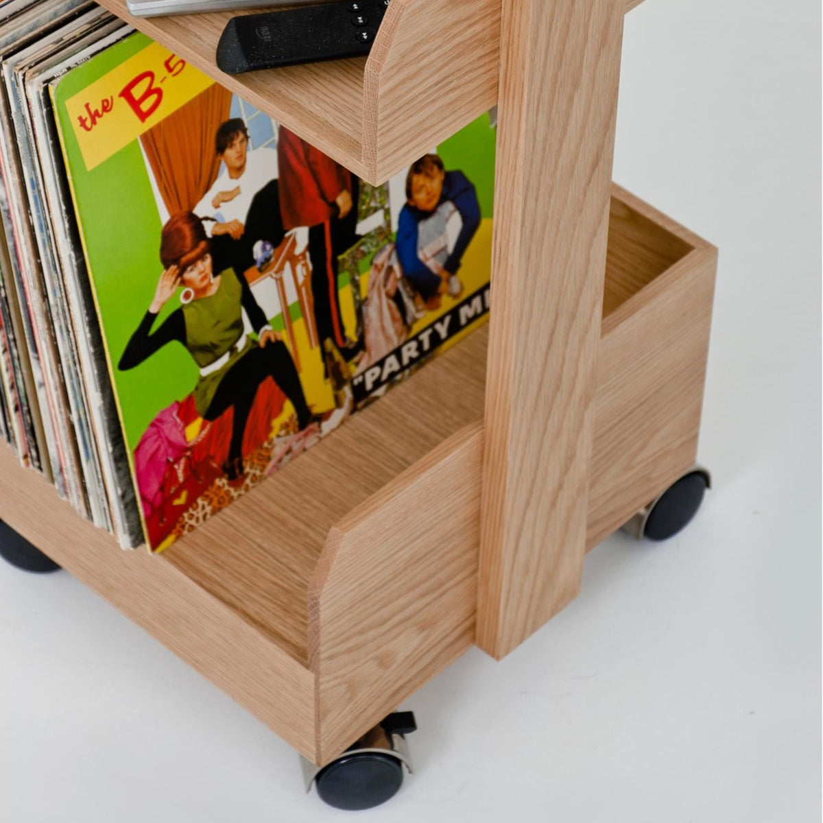 shelf storage mini bookie - oak