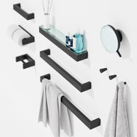 wall magnify mirror slimline - dark oak