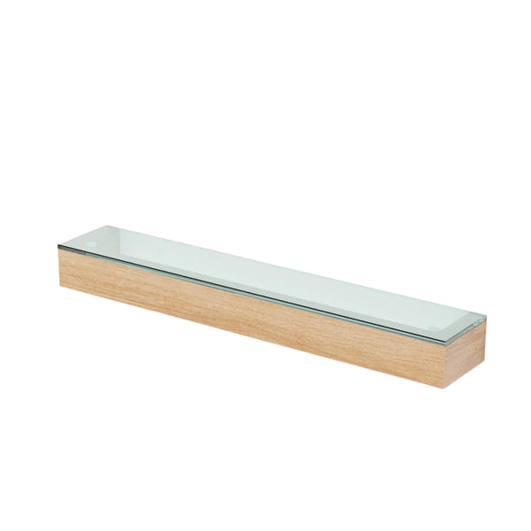 Glass shelf 'Slimline' oak