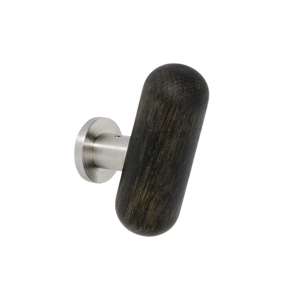 Robe hook 'Yoku' dark oak