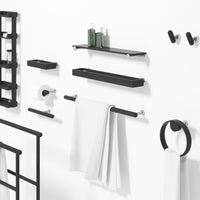 Robe hook 'Yoku' dark oak