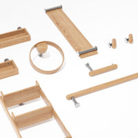 Robe hook 'Yoku' oak