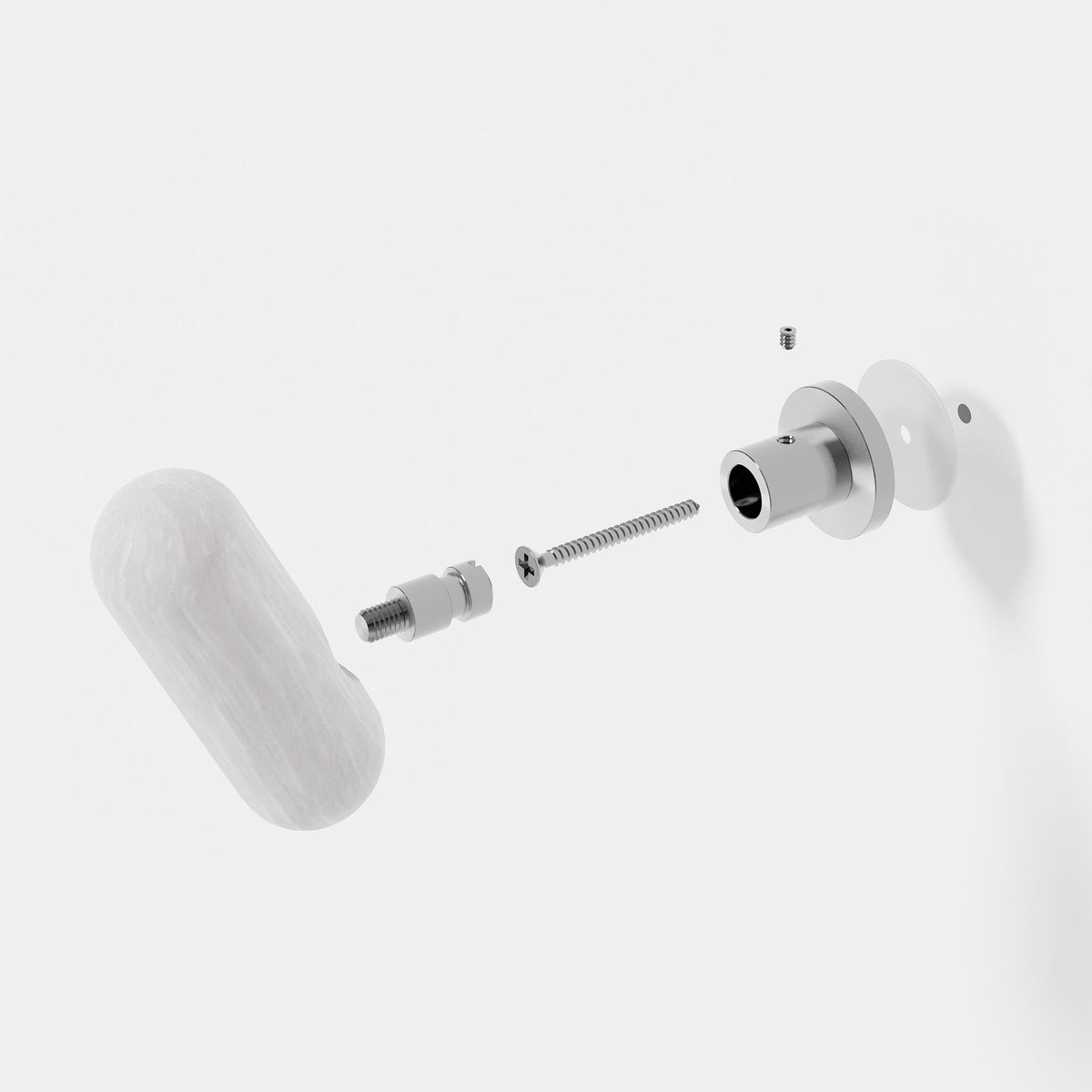 Robe hook 'Yoku' oyster