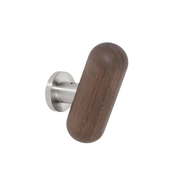Robe hook 'Yoku' walnut