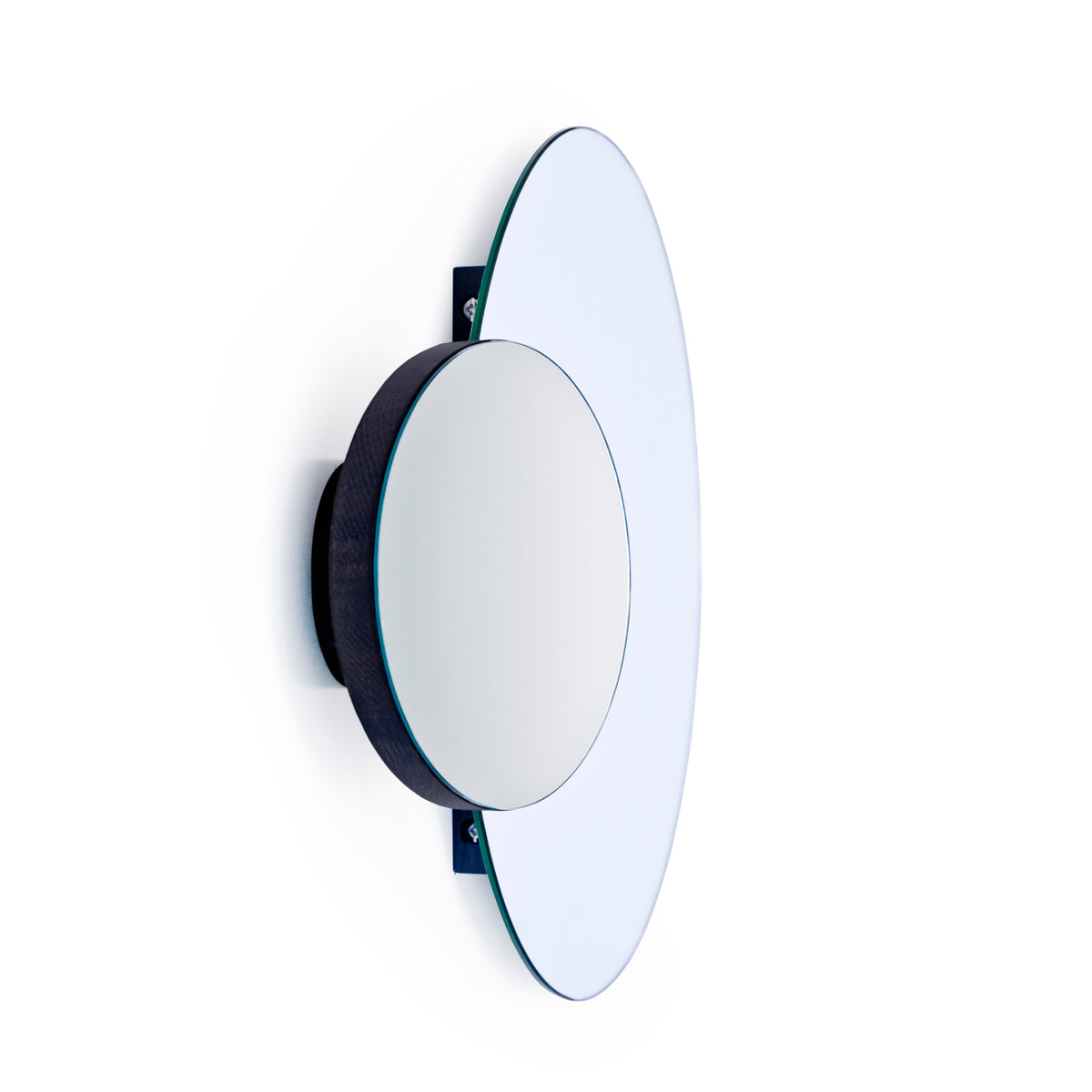 wall mirror eclipse - dark oak