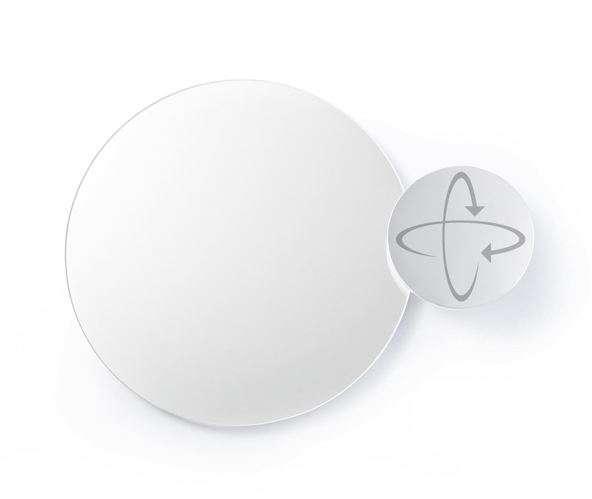 wall mirror eclipse - bamboo