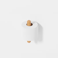 toilet roll holder yoku - bamboo